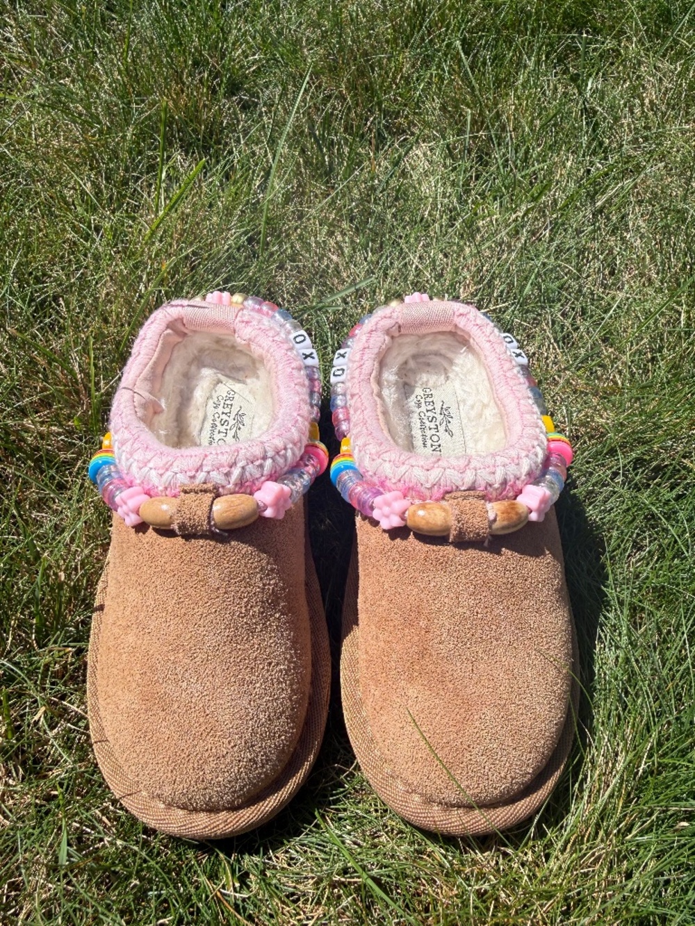 Greystone Cozy Collection NWOT Tan Moccasin Slip-On Shoes Toddler Girl Size 9